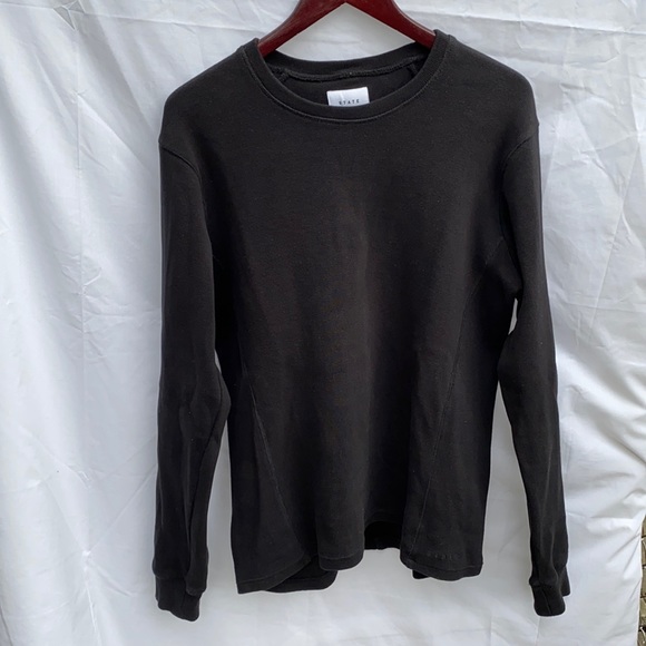 !!3/$45!! Frank and oak black crewneck - Picture 1 of 6